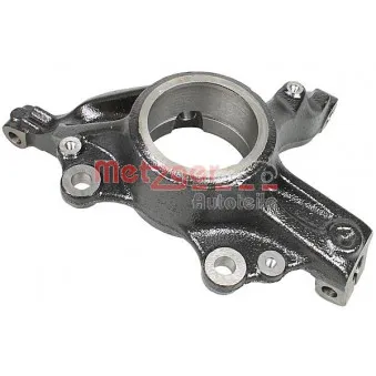Fusée d'essieu, suspension de roue avant gauche METZGER 58122001 pour OPEL CORSA 1.0 - 90cv