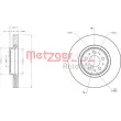METZGER 6110764 - Jeu de 2 disques de frein avant