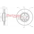 METZGER 6110765 - Jeu de 2 disques de frein avant