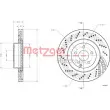 METZGER 6110771 - Jeu de 2 disques de frein avant