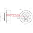 METZGER 6110774 - Jeu de 2 disques de frein arrière