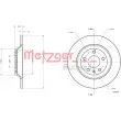 METZGER 6110778 - Jeu de 2 disques de frein arrière