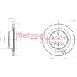 METZGER 6110786 - Jeu de 2 disques de frein arrière