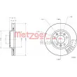 METZGER 6110788 - Jeu de 2 disques de frein avant