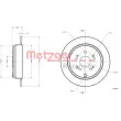 METZGER 6110791 - Jeu de 2 disques de frein arrière