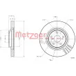 METZGER 6110798 - Jeu de 2 disques de frein avant