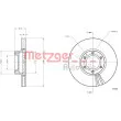METZGER 6110806 - Jeu de 2 disques de frein avant
