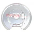 METZGER 6115149 - Déflecteur, disque de frein arrière gauche