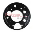 METZGER 6115185 - Déflecteur, disque de frein arrière gauche
