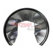 METZGER 6115197 - Déflecteur, disque de frein arrière gauche