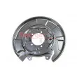 METZGER 6115239 - Déflecteur, disque de frein arrière gauche