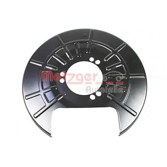 Déflecteur, disque de frein arrière droit METZGER 6115302