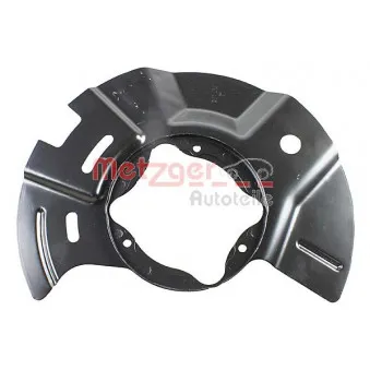 Déflecteur, disque de frein avant gauche METZGER 6115411