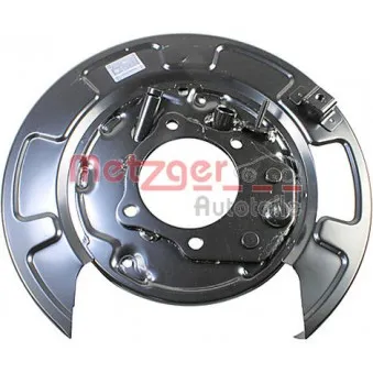 Plateau de frein arrière droit METZGER 6117044