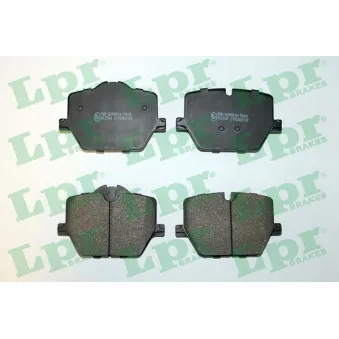 LPR 05P2160 - Jeu de 4 plaquettes de frein arrière