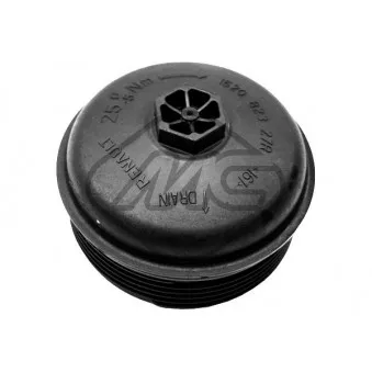 Couvercle, boîtier du filtre à huile Metalcaucho 38843 pour RENAULT CLIO 1.2 TCe 120 - 120cv