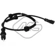 Metalcaucho 50207 - Capteur, vitesse de roue