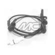 Metalcaucho 50209 - Capteur, vitesse de roue