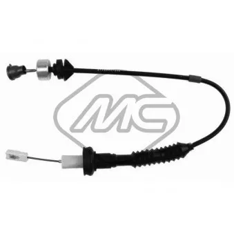 Tirette à câble, commande d'embrayage Metalcaucho 80012 pour PEUGEOT 206 1.6 HDI FAP 110 - 109cv