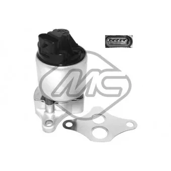 Soupape, réaspiration/controle des gaz d'échappement Metalcaucho OEM 17098361