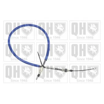 Tirette à câble, frein de stationnement QUINTON HAZELL OEM 7700422532