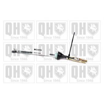 Tirette à câble, frein de stationnement QUINTON HAZELL OEM 3S412A635AB