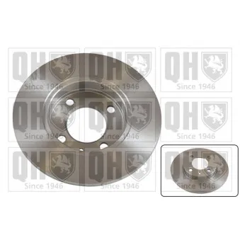 QUINTON HAZELL BDC1010 - Jeu de 2 disques de frein avant