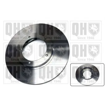 QUINTON HAZELL BDC3601 - Jeu de 2 disques de frein avant
