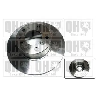 QUINTON HAZELL BDC3639 - Jeu de 2 disques de frein avant