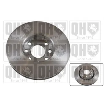 Jeu de 2 disques de frein avant QUINTON HAZELL OEM 96179110
