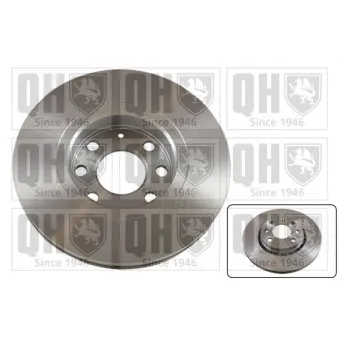Jeu de 2 disques de frein avant QUINTON HAZELL OEM 93182285