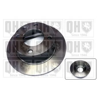 Jeu de 2 disques de frein arrière QUINTON HAZELL OEM 95667811