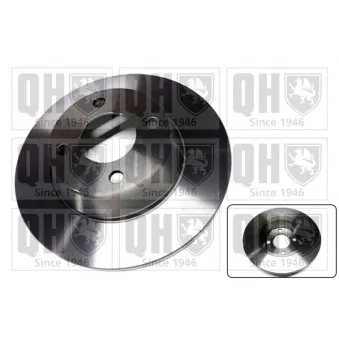 QUINTON HAZELL BDC3934 - Jeu de 2 disques de frein avant