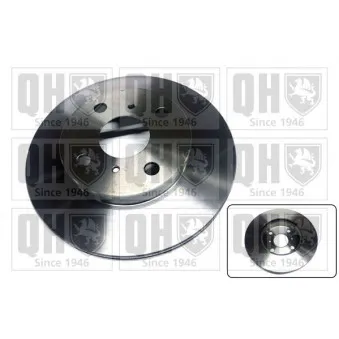 Jeu de 2 disques de frein avant QUINTON HAZELL BDC4415 pour TOYOTA STARLET 1.0 - 54cv