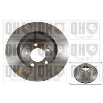 QUINTON HAZELL BDC4559 - Jeu de 2 disques de frein avant