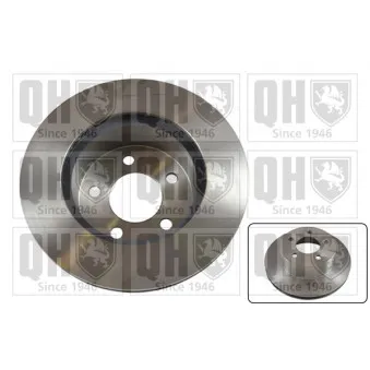 Jeu de 2 disques de frein avant QUINTON HAZELL OEM 05015965AA