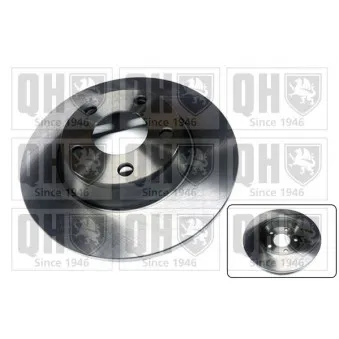 Jeu de 2 disques de frein avant QUINTON HAZELL OEM 8D0615301A