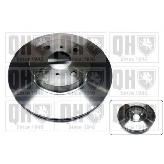 Jeu de 2 disques de frein avant QUINTON HAZELL OEM 4351202040
