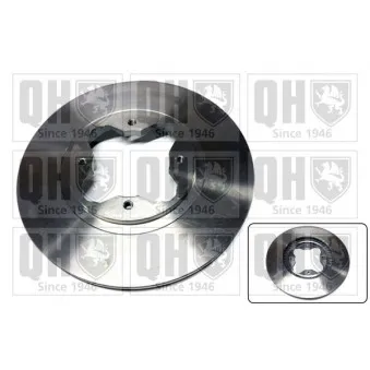 QUINTON HAZELL BDC4597 - Jeu de 2 disques de frein avant