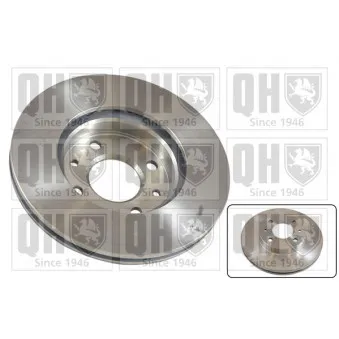 QUINTON HAZELL BDC4749 - Jeu de 2 disques de frein avant