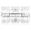 Jeu de 2 disques de frein arrière QUINTON HAZELL [BDC4986]