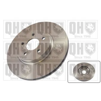 QUINTON HAZELL BDC5119 - Jeu de 2 disques de frein avant
