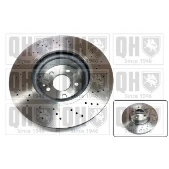 Jeu de 2 disques de frein avant QUINTON HAZELL OEM A2204210812