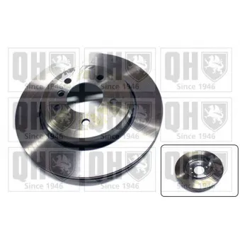 Jeu de 2 disques de frein arrière QUINTON HAZELL OEM 34201166073