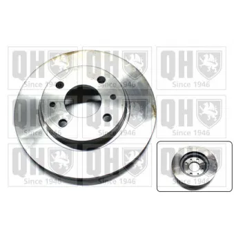 QUINTON HAZELL BDC5302 - Jeu de 2 disques de frein avant
