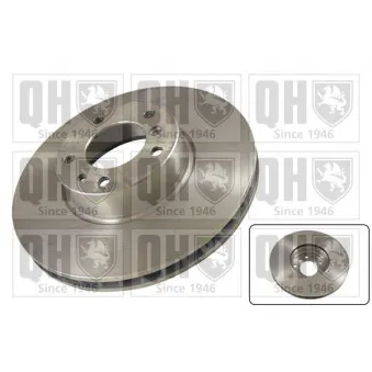 Jeu de 2 disques de frein avant QUINTON HAZELL OEM 34116767059