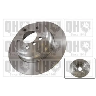 Jeu de 2 disques de frein arrière QUINTON HAZELL OEM 34211164911