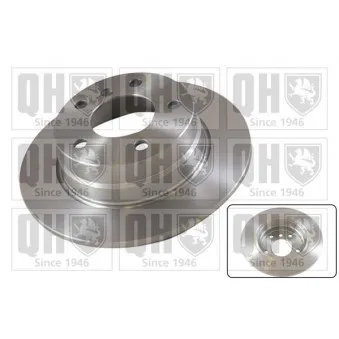 Jeu de 2 disques de frein arrière QUINTON HAZELL OEM 34216764647