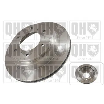 Jeu de 2 disques de frein arrière QUINTON HAZELL OEM MR418067
