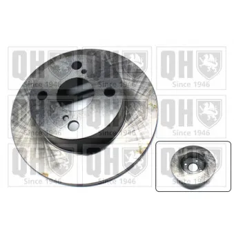 QUINTON HAZELL BDC5500 - Jeu de 2 disques de frein arrière
